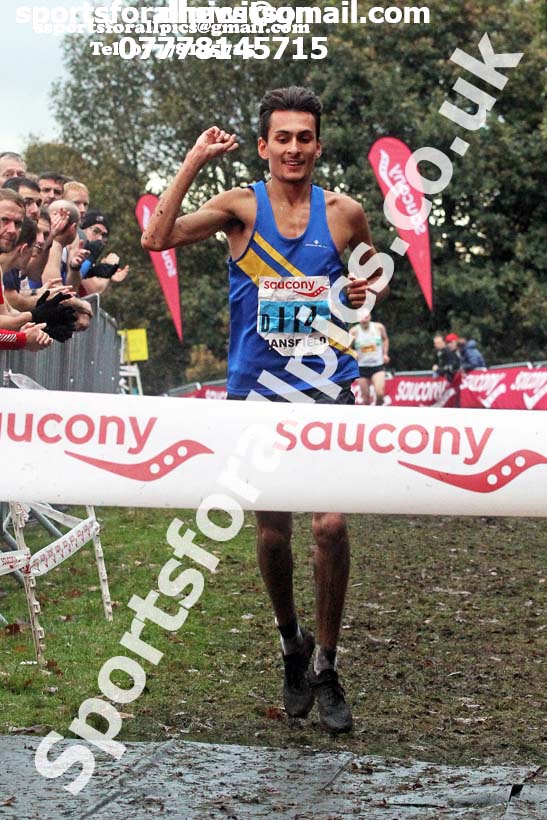 Senior men, National Cross Country Relay Champs., Berry Hill Park, Mansfield.  Photo: David T. Hewitson/Sports for All Pics